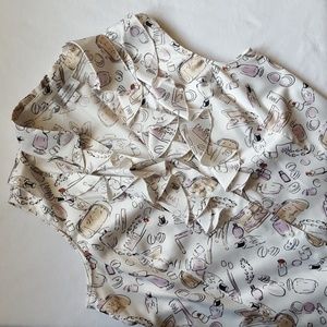 Tahari ASL || Lovely Buttoned Blouse